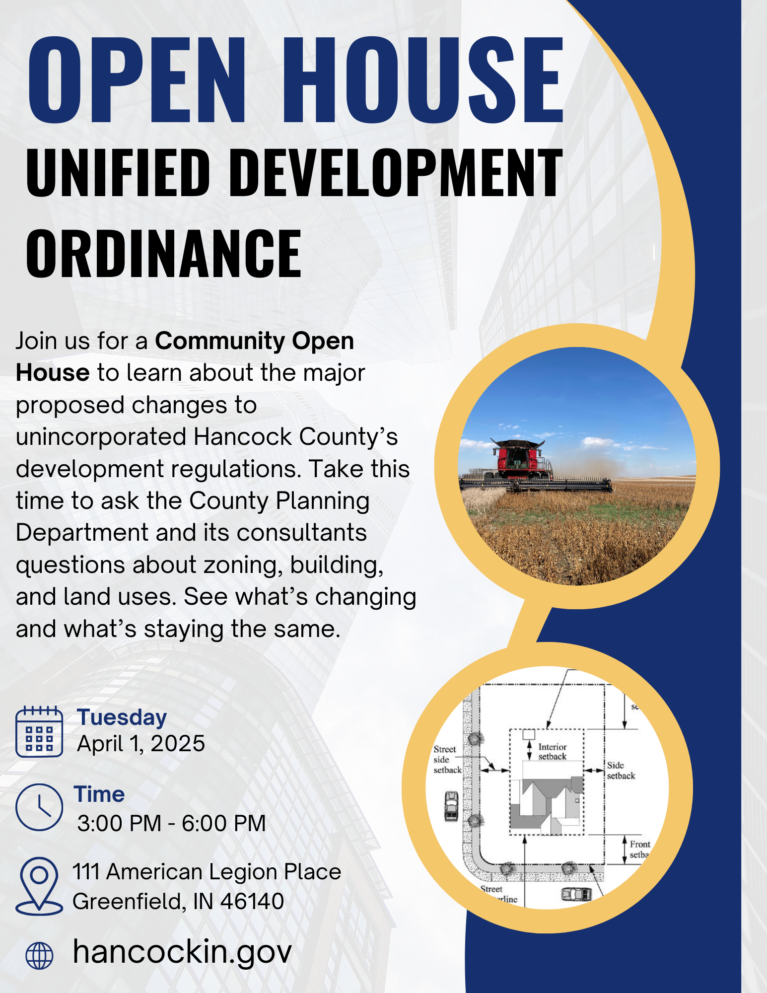 UDO open house flyer